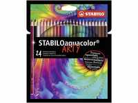Aquarell-Buntstift - STABILO aquacolor - ARTY - 24er Pack - mit 24 verschiedenen