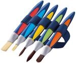 Pelikan griffix 5er Pinsel-Set, mit 5 verschiedenen Borsten- und Haarpinsel, mit