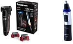 Panasonic ES-LL41 Hybrid-Rasierer, 3in1-Rasierer zum Rasieren, Trimmen und Stylen, 2