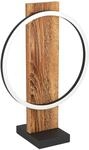 EGLO LED Tischlampe Boyal, 1 flammige Tischleuchte Vintage, Rustikal, Nachttischlampe