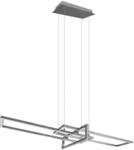 Trio Leuchten LED Pendelleuchte Salinas 320310307, Metall Nickel matt, inkl. 34 Watt