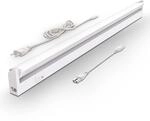 B.K.Licht - LED Leiste mit Ein-Ausschalter, neutralwei&szlig;e Lichtfarbe,...