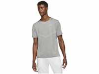 Nike Herren Df Rise 365 Ss T-Shirt, Smoke Grey/Htr/Reflective Silv, M
