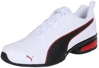 PUMA Unisex Leader VT SL Laufschuhe, Puma White-Puma Black-Flame Scarlet, 40 EU