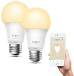 Tapo TP-Link L510E smarte WLAN Gl&uuml;hbirne E27, dimmbar 8.7 W, kein Hub notwendig,