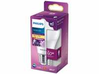 Philips LED Sensor E27 Lampe, 60 W, Tropfenform, Bewegungssensor Nachts,...