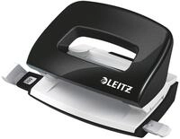 Leitz Mini Locher aus Metall, kleiner Locher f&uuml;r 10 Blatt, Metall,...