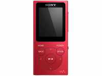 Sony NW-E394 Walkman 8GB (Speicherung von Fotos, UKW-Radio-Funktion) rot