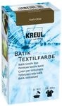 KREUL 98533 - Batik-Textilfarbe Dark Olive, 70 g, Farbpulver zum Batiken und...