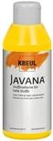 KREUL 91312 - Javana Stoffmalfarbe f&uuml;r helle Stoffe, 250 ml Glas in goldgelb,