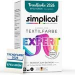 simplicol Textilfarbe expert Efeu‑Gr&uuml;n 150 g | Farbpulver zum F&auml;rben in