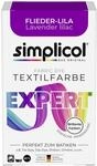 simplicol Textilfarbe expert Flieder-Lila 150 g | Perfektes F&auml;rbemittel f&uuml;r