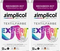 simplicol Textilfarbe expert Brombeer-Rot 1706: Farbe f&uuml;r kreatives, einfaches