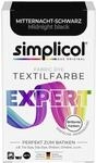 simplicol Textilfarbe expert Mitternacht-Schwarz 150 g | Perfektes F&auml;rbemittel...