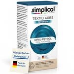 simplicol Textilfarbe intensiv Opal-Petrol 1er Pack | Textilfarbe...