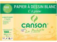 CANSON 200027106 Zeichenpapier, DIN A3, 180 g/qm