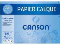 CANSON 200017153 Transparentpapier, satiniert, DIN A3, 90/95 g/qm