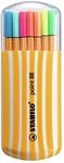 STABILO - Fineliner - point 88-20er Zebrui inkl. 5 Neonfarben