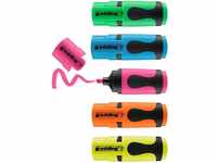 edding 7 Mini Textmarker - Neon-Farben - 5 highlighter pens - Keilspitze 1-3 mm...