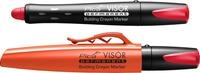 Pica VISOR Permanent-Marker Rot 990/40 I Wasserfest und nachf&uuml;llbar | Extrem...