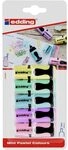 edding 7 Mini Textmarker - Pastell-Farben - 5 highlighter pens - Keilspitze 1-3...