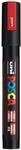 POSCA 182577 - POSCA Markierstift mit mittelfeiner Rundspitze, neon rot