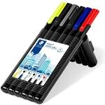 STAEDTLER triplus 34 SB6B Schreibset, Set mit drei Finelinern, Kugelschreiber,