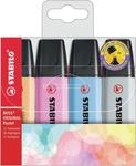 STABILO - Textmarker - BOSS ORIGINAL Pastel - 4er Pack - sanftes Orange,...