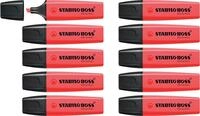 STABILO - Textmarker - BOSS ORIGINAL | 10er Pack, rot
