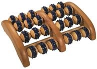 Croll & Denecke Fu&szlig;roller, aus Holz, 2 x 4 Rollen