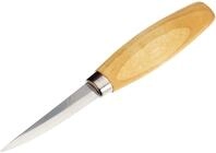 Morakniv Werkzeug Kerbschnitzmesser ge&ouml;lter Birkenholzgriff 3-lagig Gesamtl&auml;nge: