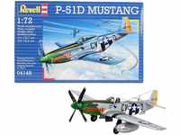 Revell Modellbausatz Flugzeug 1:72 - P-51D Mustang im Maßstab 1:72, Level 3,