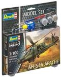 Revell 64985 Modellbausatz AH-64A Apache im Ma&szlig;stab 1:100 Spiel