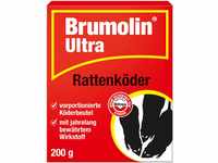 Brumolin Ultra Rattenköder, auslegefertige Portionsköder mit zuverlässiger...