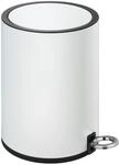 WENKO Kosmetikeimer Mod. Monza 3 Liter, Bad Treteimer mit Easy-Close Absenkautomatik,