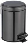 WENKO Kosmetikeimer 3 Liter, rostfreier Edelstahl, Anti-Fingerprint, herausnehmbarer