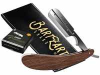 BartZart Rasiermesser mit Wechselklingen-System I Premium Rasiermesser Set mit