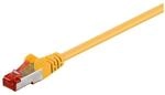 Goobay 95523 CAT 6 Patchkabel, S/FTP (PiMF), Gelb, CCA Kupfergemisch