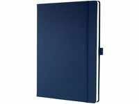 SIGEL CO647 Premium Notizbuch liniert, A4, Hardcover, blau, aus nachhaltigem...
