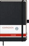 BRUNNEN Notizbuch Kompagnon Klassik | A5, punktiert, Stifthalter, schwarz