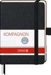 BRUNNEN Notizbuch Kompagnon Klassik | A6, punktiert, Stifthalter, schwarz