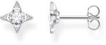 THOMAS SABO Ohrstecker Libelle 925er Sterlingsilber, Geschw&auml;rzt, Schwarz Emailliert