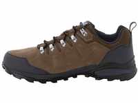 Jack Wolfskin Herren Refugio Texapore Low M Walking-Schuhe, Brown / Phantom, 42.5 EU
