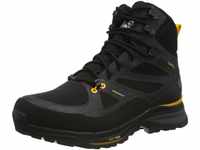 Jack Wolfskin Herren Force Trekker Texapore Mid M, Black / Burly Yellow Xt,...