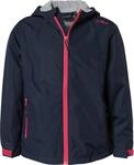 CMP - Kid G-Jacke mit fester Kapuze, Schwarz Blau, 104