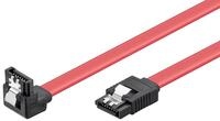 Wentronic HDD S-ATA Kabel 1,5GBs/3GBs (S-ATA L-Type auf L-Type 90) 0,5m rot