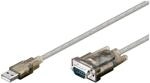 Goobay 68875 USB Seriell RS232 Konverter, USB Stecker (Typ A) > D-SUB Stecker