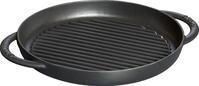 STAUB Grillpfanne aus emailliertem Gusseisen, 26 cm, Rund, Mit 2 Griffen, F&uuml;r alle