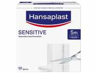 Hansaplast Sensitive Pflaster (5 m x 4 cm), zuschneidbare und hautfreundliche