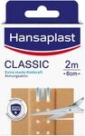 Hansaplast Classic Pflaster (2 m x 6 cm), zuschneidbare Wundpflaster mit extra